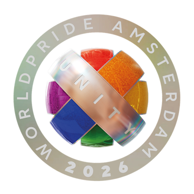 NETHERLANDS / WorldPride Amsterdam 2026 logo